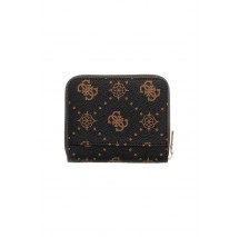 GUESS EMELIE LOGO SLG SML ZIP AROUND ΠΟΡΤΟΦΟΛΙ ΓΥΝΑΙΚΕΙΟ COFFEE