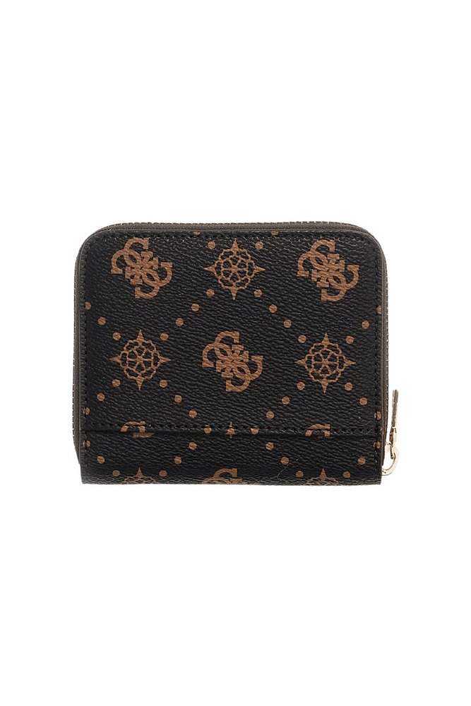 GUESS EMELIE LOGO SLG SML ZIP AROUND ΠΟΡΤΟΦΟΛΙ ΓΥΝΑΙΚΕΙΟ COFFEE