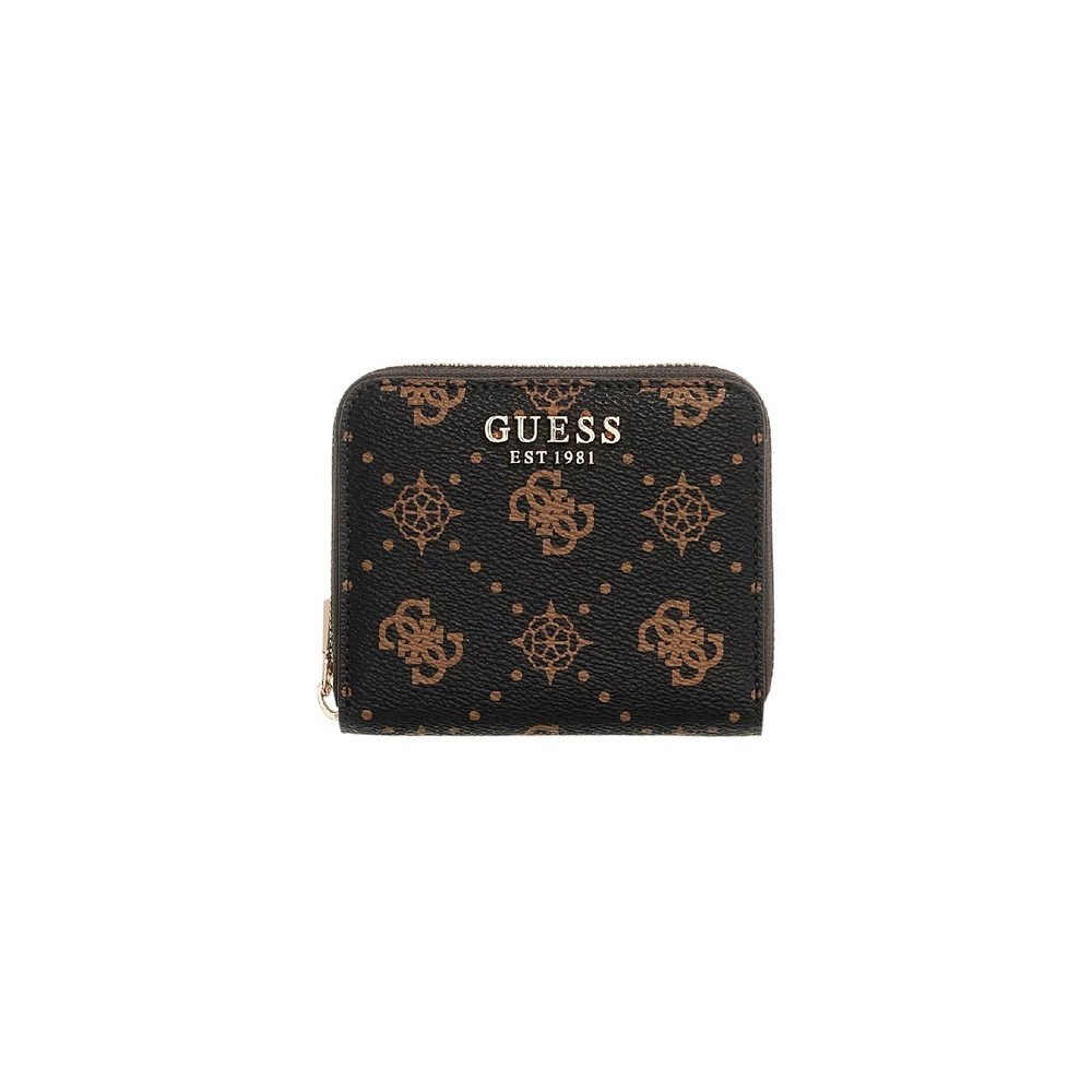 GUESS EMELIE LOGO SLG SML ZIP AROUND ΠΟΡΤΟΦΟΛΙ ΓΥΝΑΙΚΕΙΟ COFFEE