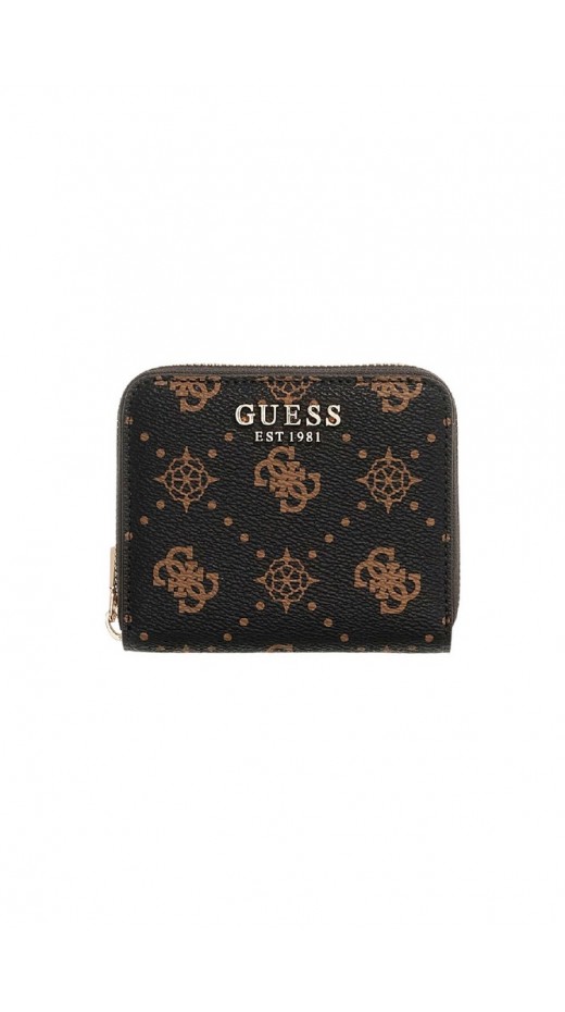 GUESS EMELIE LOGO SLG SML ZIP AROUND ΠΟΡΤΟΦΟΛΙ ΓΥΝΑΙΚΕΙΟ COFFEE