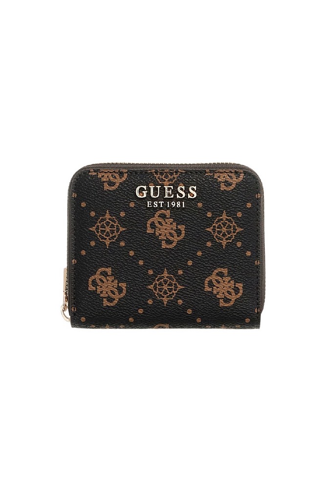 GUESS EMELIE LOGO SLG SML ZIP AROUND ΠΟΡΤΟΦΟΛΙ ΓΥΝΑΙΚΕΙΟ COFFEE