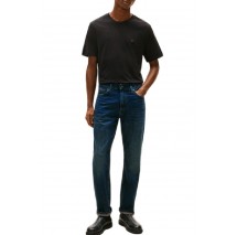 TOMMY JEANS REG SFLAG SLUB TEE T-SHIRT ΜΠΛΟΥΖΑ ΑΝΔΡΙΚΗ BLACK