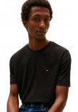 TOMMY JEANS REG SFLAG SLUB TEE T-SHIRT ΜΠΛΟΥΖΑ ΑΝΔΡΙΚΗ BLACK