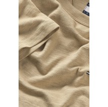 TOMMY JEANS REG SFLAG SLUB TEE T-SHIRT ΜΠΛΟΥΖΑ ΑΝΔΡΙΚΗ BEIGE