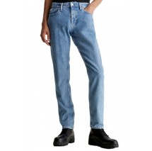 CALVIN KLEIN JEANS AUTHENTIC STRAIGHT ΠΑΝΤΕΛΟΝΙ ΑΝΔΡΙΚΟ BLUΕ DENIM