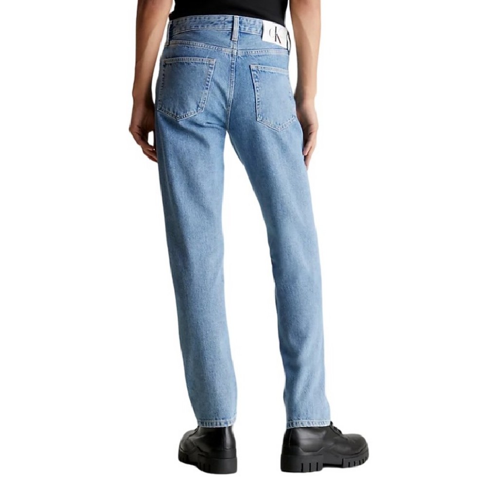 CALVIN KLEIN JEANS AUTHENTIC STRAIGHT ΠΑΝΤΕΛΟΝΙ ΑΝΔΡΙΚΟ BLUΕ DENIM