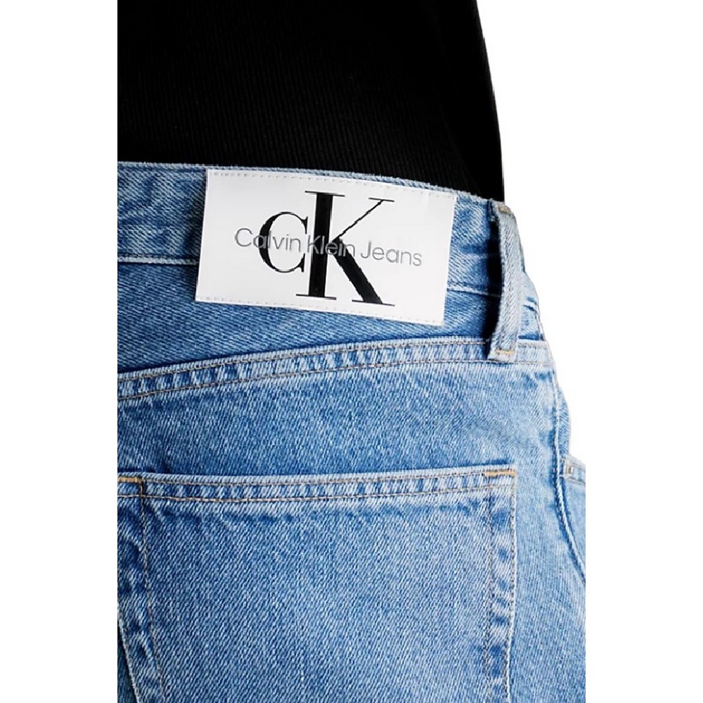 CALVIN KLEIN JEANS AUTHENTIC STRAIGHT ΠΑΝΤΕΛΟΝΙ ΑΝΔΡΙΚΟ BLUΕ DENIM