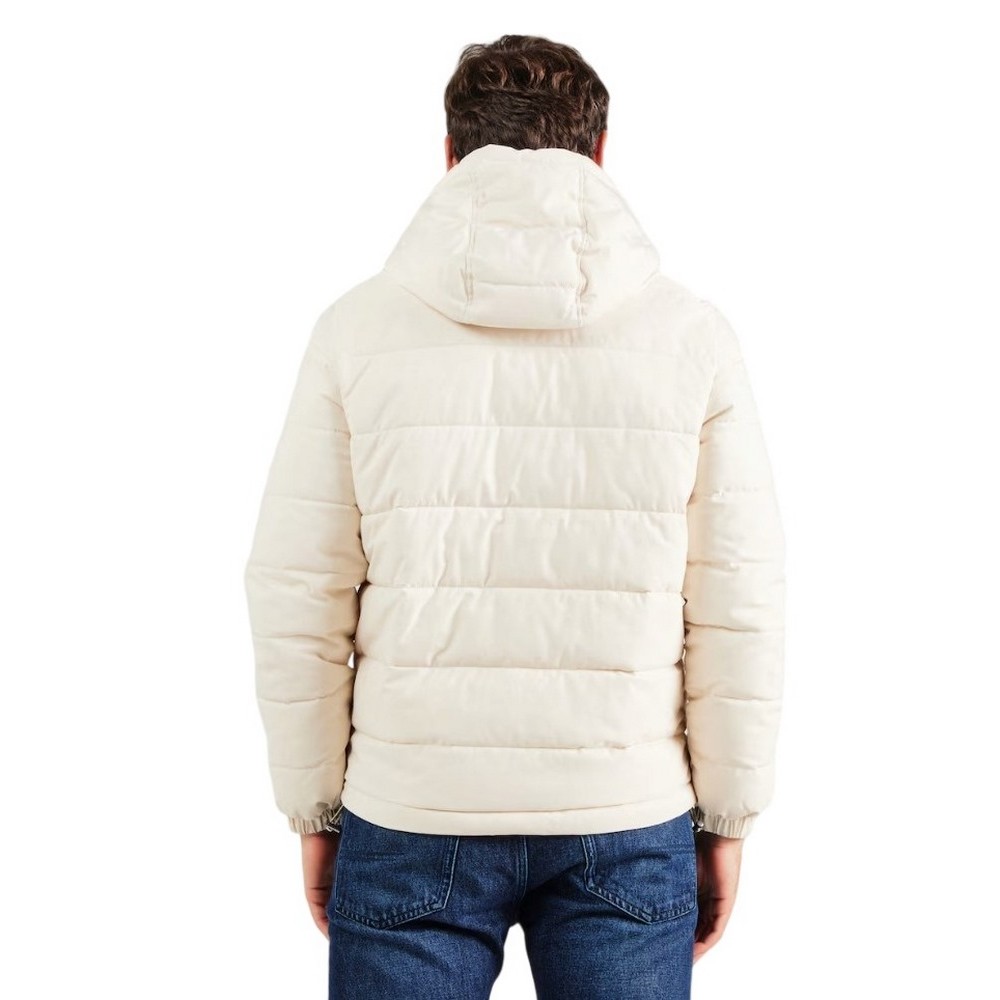 GUESS MONOGRAM PUFFA JACKET ΜΠΟΥΦΑΝ ΑΝΔΡΙΚΟ ECRU