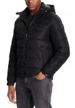 GUESS MONOGRAM PUFFA JACKET ΜΠΟΥΦΑΝ ΑΝΔΡΙΚΟ BLACK