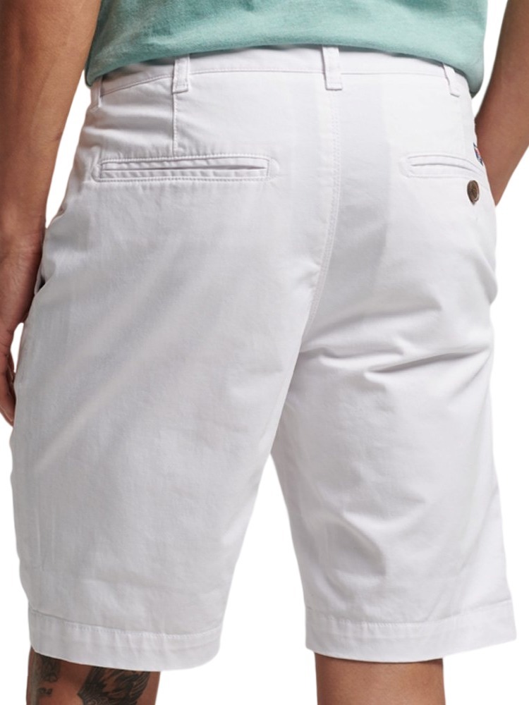 SUPERDRY VINTAGE OFFICER CHINO SHORT ΒΕΡΜΟΥΔΑ ΑΝΔΡΙΚΗ WHITE