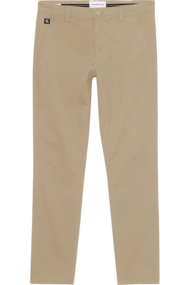 CALVIN KLEIN JEANS SKINNY WASHED CHINO ΠΑΝΤΕΛΟΝΙ ΑΝΔΡΙΚΟ BEIGE