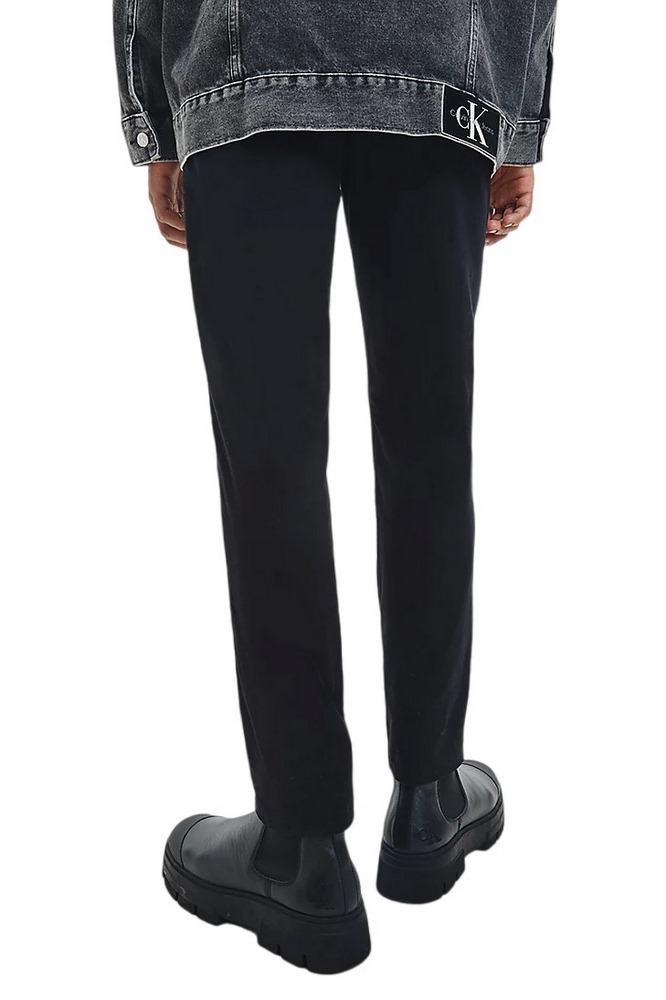 CALVIN KLEIN JEANS SKINNY WASHED CHINO ΠΑΝΤΕΛΟΝΙ ΑΝΔΡΙΚΟ BLACK