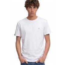 SUPERDRY ESSENTIAL SDCO LOGO EMB T-SHIRT ΜΠΛΟΥΖΑ ΑΝΔΡΙΚΗ BRIGHT WHITE