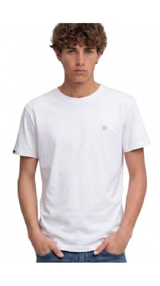 SUPERDRY ESSENTIAL SDCO LOGO EMB T-SHIRT ΜΠΛΟΥΖΑ ΑΝΔΡΙΚΗ BRIGHT WHITE