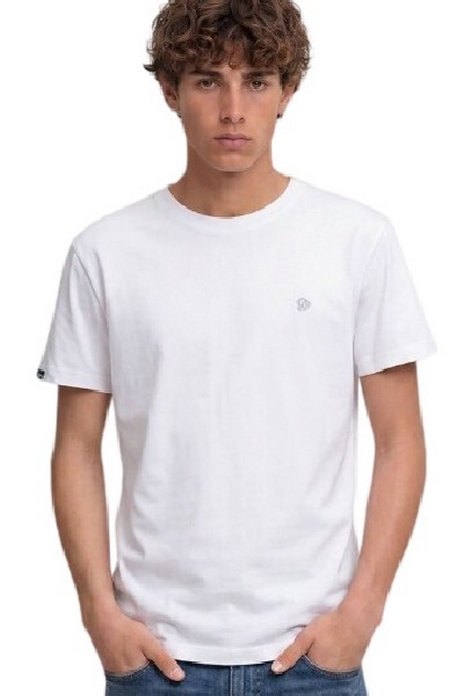 SUPERDRY ESSENTIAL SDCO LOGO EMB T-SHIRT ΜΠΛΟΥΖΑ ΑΝΔΡΙΚΗ BRIGHT WHITE
