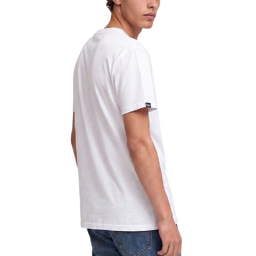 SUPERDRY ESSENTIAL SDCO LOGO EMB T-SHIRT ΜΠΛΟΥΖΑ ΑΝΔΡΙΚΗ BRIGHT WHITE