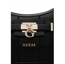 GUESS GREYSON II TOP ZIP SHLDR BAG ΤΣΑΝΤΑ ΓΥΝΑΙΚΕΙΑ BLACK