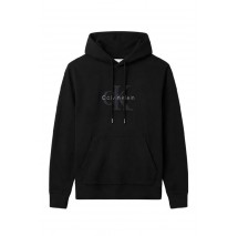 CALVIN KLEIN JEANS PREM TERRY DENIM APPLIQUE MNL ΜΠΛΟΥΖΑ ΦΟΥΤΕΡ ΑΝΔΡΙΚΗ BLACK