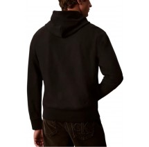 CALVIN KLEIN JEANS PREM TERRY DENIM APPLIQUE MNL ΜΠΛΟΥΖΑ ΦΟΥΤΕΡ ΑΝΔΡΙΚΗ BLACK