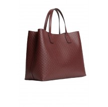 TOMMY HILFIGER ICON SATCHEL MONO ΤΣΑΝΤΑ ΓΥΝΑΙΚΕΙΑ BORDEAUX