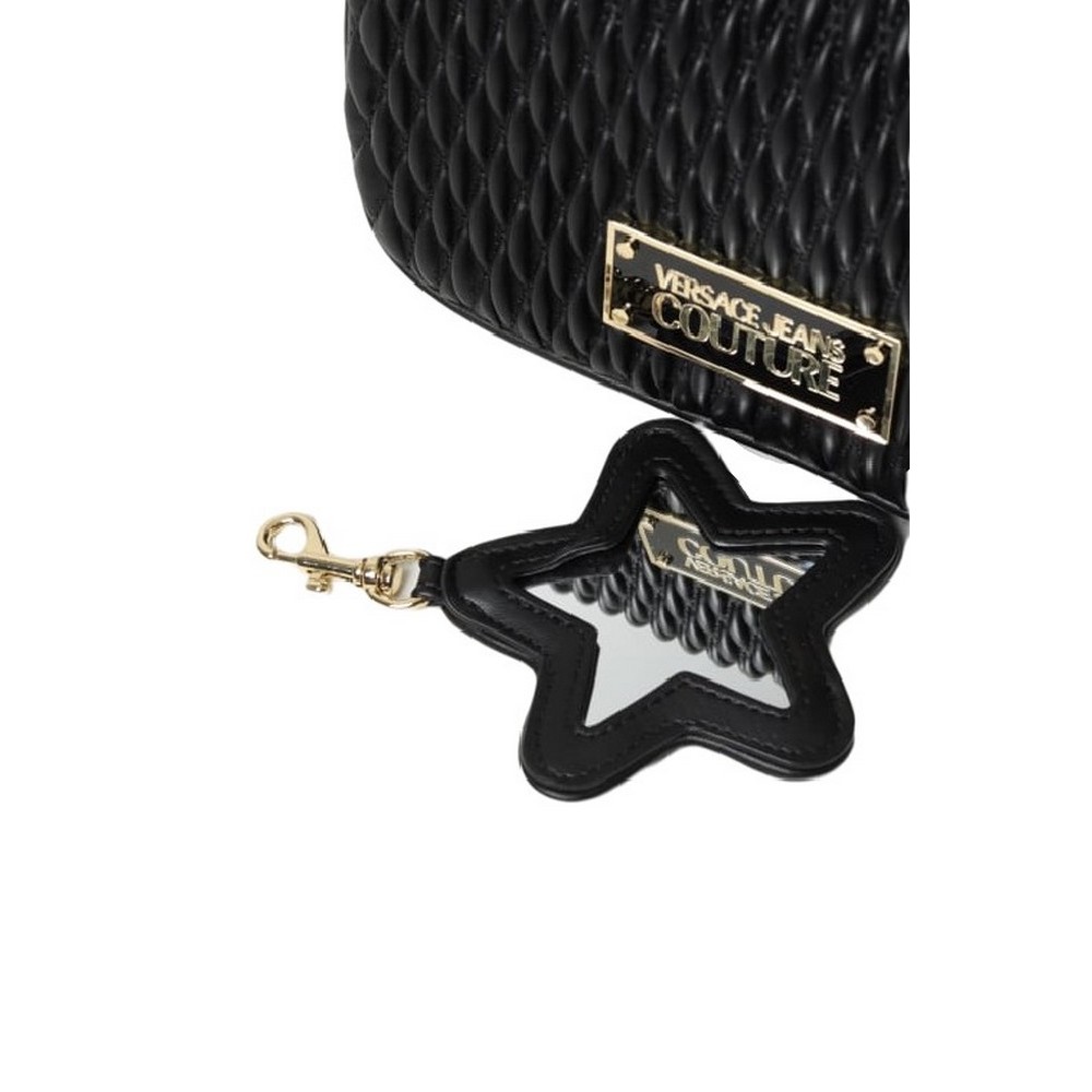 VERSACE JEANS COUTURE CRUNCHY BAGS ΤΣΑΝΤΑ ΓΥΝΑΙΚΕΙΑ BLACK