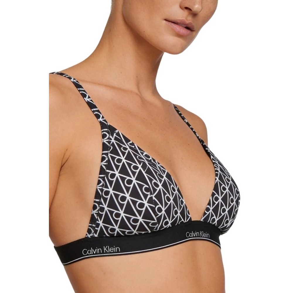 CALVIN KLEIN TRIANGLE ΜΑΓΙΟ ΓΥΝΑΙΚΕΙΟ CK BLACK
