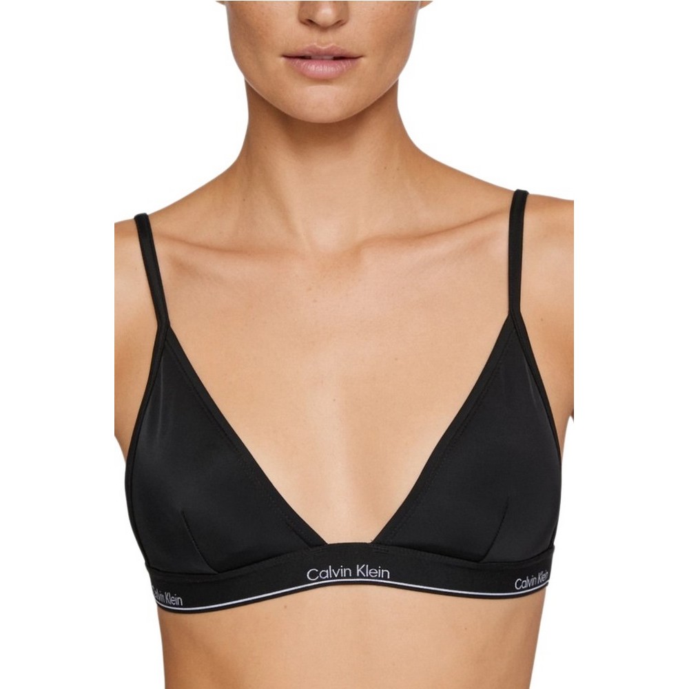 CALVIN KLEIN TRIANGLE ΜΑΓΙΟ ΓΥΝΑΙΚΕΙΟ BLACK