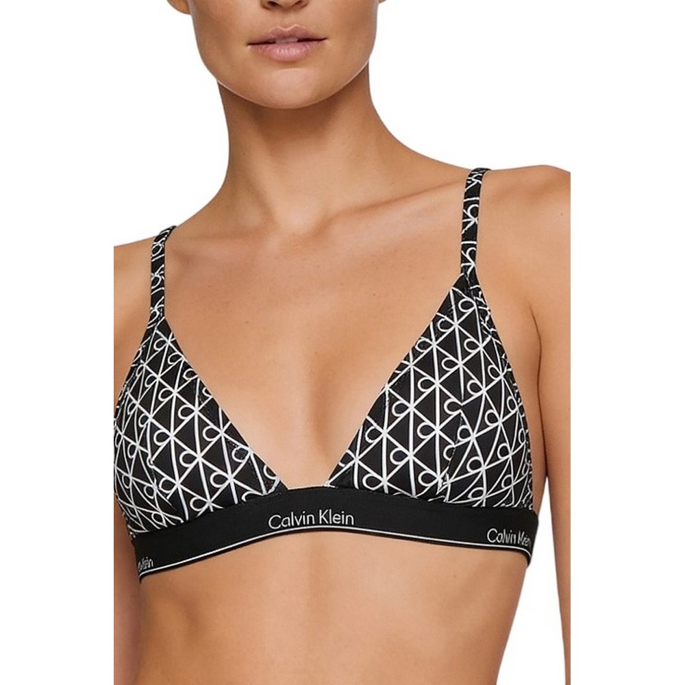CALVIN KLEIN TRIANGLE ΜΑΓΙΟ ΓΥΝΑΙΚΕΙΟ CK BLACK