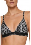 CALVIN KLEIN TRIANGLE ΜΑΓΙΟ ΓΥΝΑΙΚΕΙΟ CK BLACK