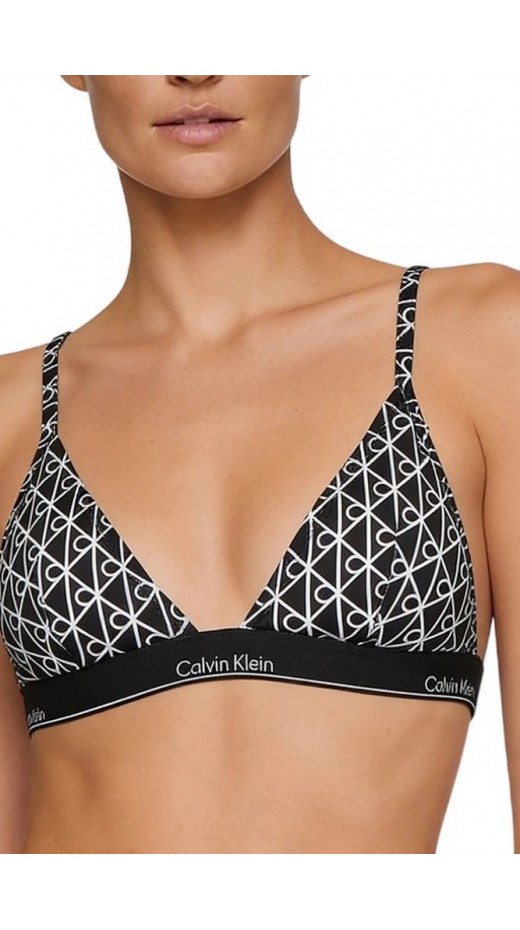 CALVIN KLEIN TRIANGLE ΜΑΓΙΟ ΓΥΝΑΙΚΕΙΟ CK BLACK