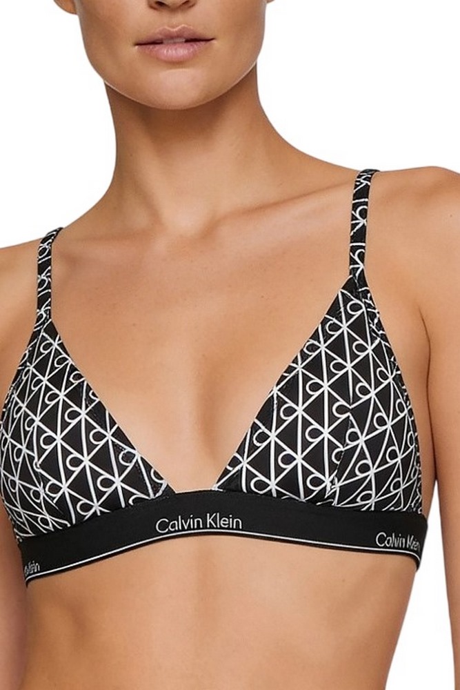 CALVIN KLEIN TRIANGLE ΜΑΓΙΟ ΓΥΝΑΙΚΕΙΟ CK BLACK