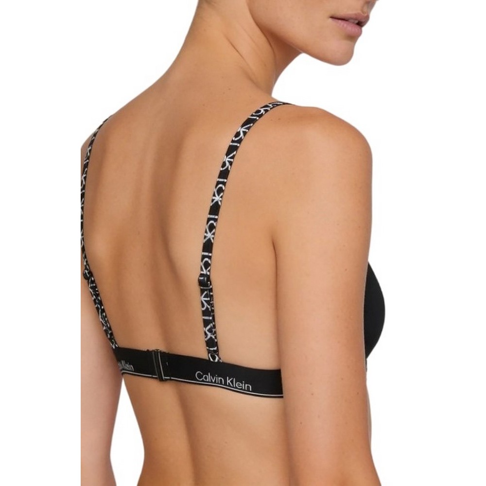 CALVIN KLEIN TRIANGLE ΜΑΓΙΟ ΓΥΝΑΙΚΕΙΟ CK BLACK