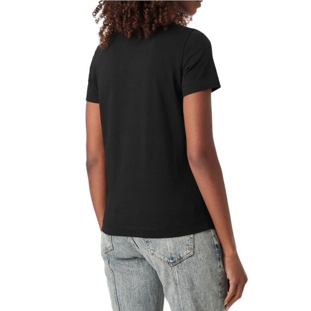 GUESS CN BEADS SCRIPT T-SHIRT ΜΠΛΟΥΖΑ ΓΥΝΑΙΚΕΙΑ BLACK
