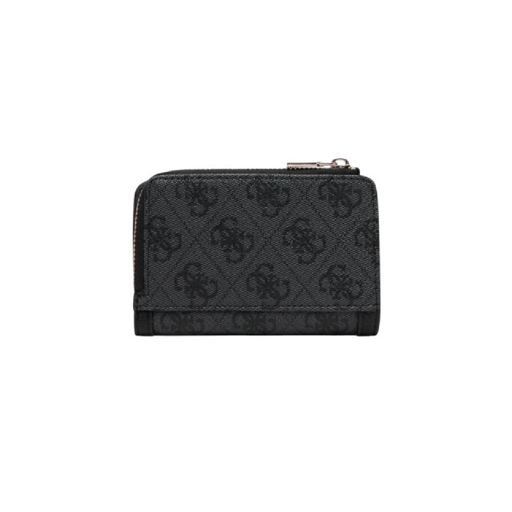 GUESS LINDSEY SLG ZIP ARND CARD CASE ΠΟΡΤΟΦΟΛΙ ΓΥΝΑΙΚΕΙΟ DARK GREY