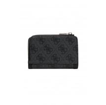 GUESS LINDSEY SLG ZIP ARND CARD CASE ΠΟΡΤΟΦΟΛΙ ΓΥΝΑΙΚΕΙΟ DARK GREY