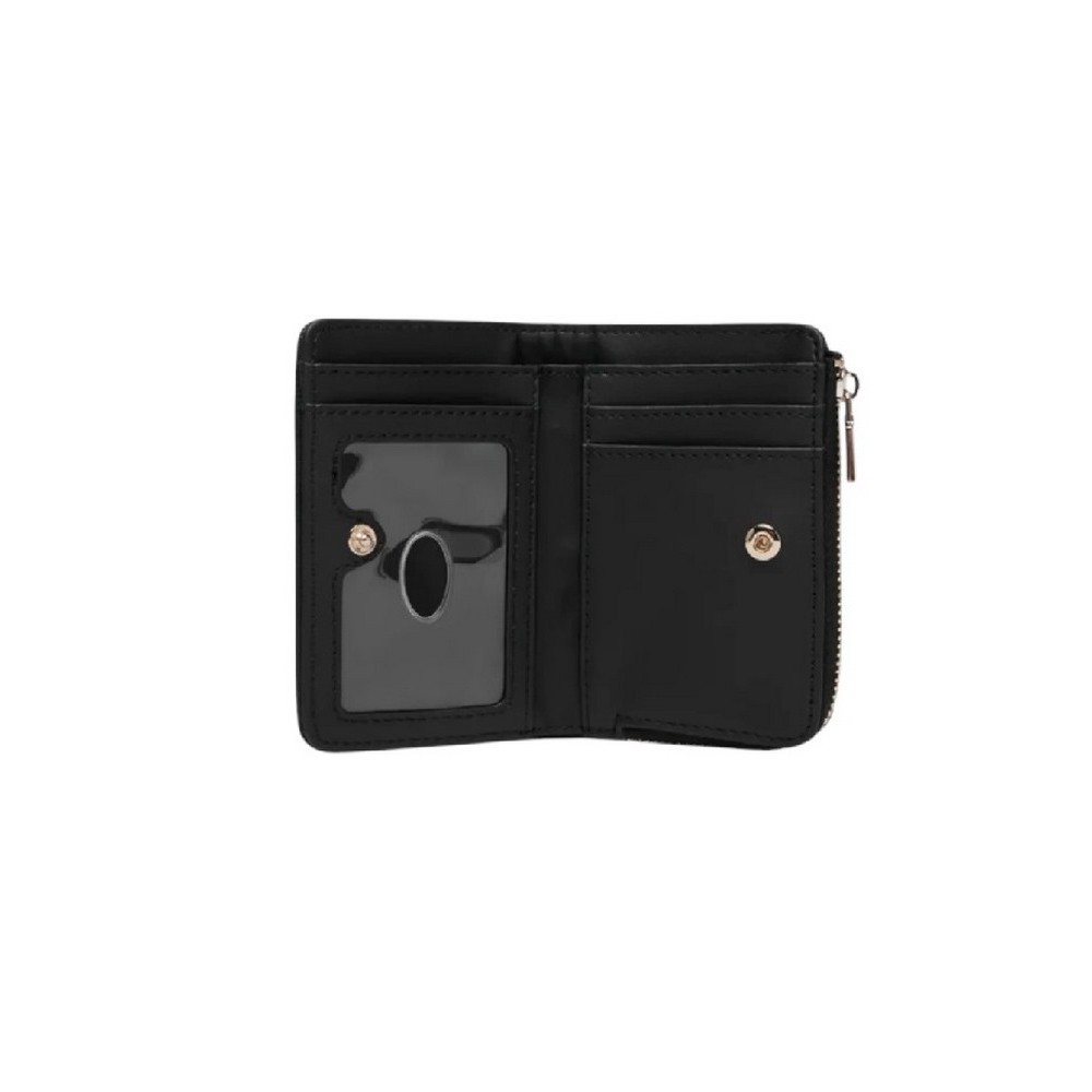 GUESS LINDSEY SLG ZIP ARND CARD CASE ΠΟΡΤΟΦΟΛΙ ΓΥΝΑΙΚΕΙΟ DARK GREY