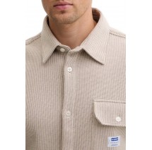 HUGO BOSS BUSINESS SHIRT EBAFFINO ΠΟΥΚΑΜΙΣΟ ΑΝΔΡΙΚΟ BEIGE