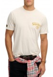 SUPERDRY D2 OVIN TOKYO NARRATIVE LOOSE T-SHIRT ΜΠΛΟΥΖΑ ΑΝΔΡΙΚΗ BEIGE