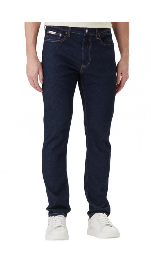CALVIN KLEIN JEANS SLIM CK CLASSIC RINSE JEAN ΤΖΙΝ ΠΑΝΤΕΛΟΝΙ ΑΝΔΡΙΚΟ DENIM DARK