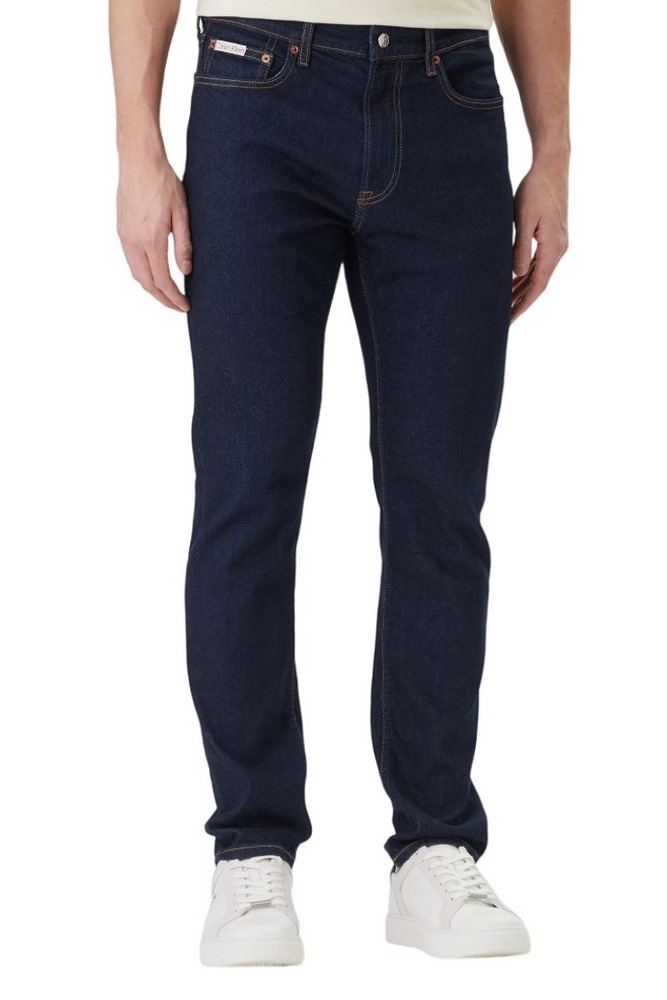 CALVIN KLEIN JEANS SLIM CK CLASSIC RINSE JEAN ΤΖΙΝ ΠΑΝΤΕΛΟΝΙ ΑΝΔΡΙΚΟ DENIM DARK