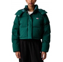 TOMMY JEANS CRP ALASKA PUFFER ΜΠΟΥΦΑΝ ΓΥΝΑΙΚΕΙΟ GREEN