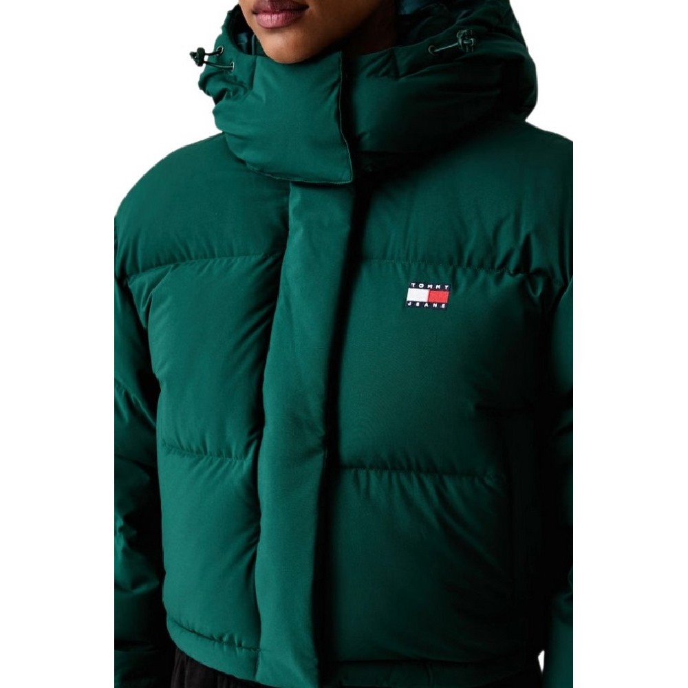 TOMMY JEANS CRP ALASKA PUFFER ΜΠΟΥΦΑΝ ΓΥΝΑΙΚΕΙΟ GREEN