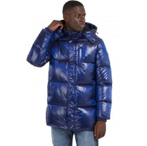 GUESS MID LENGTH PUFFA JAC ΜΠΟΥΦΑΝ ΑΝΔΡΙΚΟ BLUE