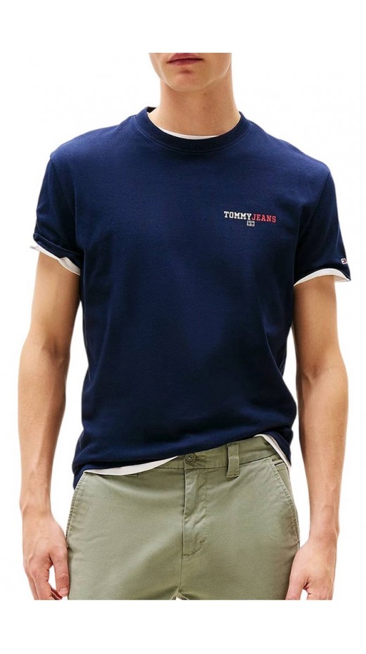TOMMY JEANS REG DNA GRAPHIC TEE EXT T-SHIRT ΜΠΛΟΥΖΑ ΑΝΔΡΙΚΗ DARK NAVY