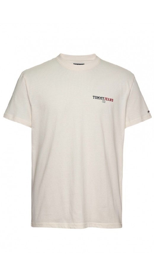TOMMY JEANS REG DNA GRAPHIC TEE EXT T-SHIRT ΜΠΛΟΥΖΑ ΑΝΔΡΙΚΗ OFF WHITE