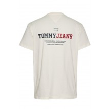 TOMMY JEANS REG DNA GRAPHIC TEE EXT T-SHIRT ΜΠΛΟΥΖΑ ΑΝΔΡΙΚΗ OFF WHITE