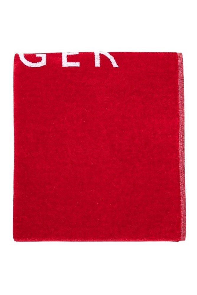 TOMMY HILFIGER TOWEL UNISEX ΠΕΤΣΕΤΑ RED