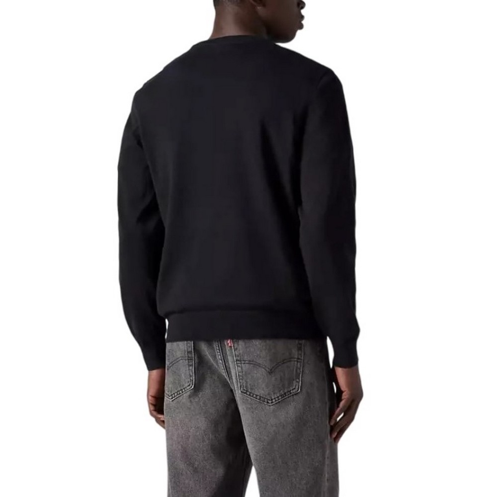 LEVIS LIGHTWEIGHT HM SWEATER ΜΠΛΟΥΖΑ ΠΛΕΚΤΗ ΑΝΔΡΙΚΗ BLACK