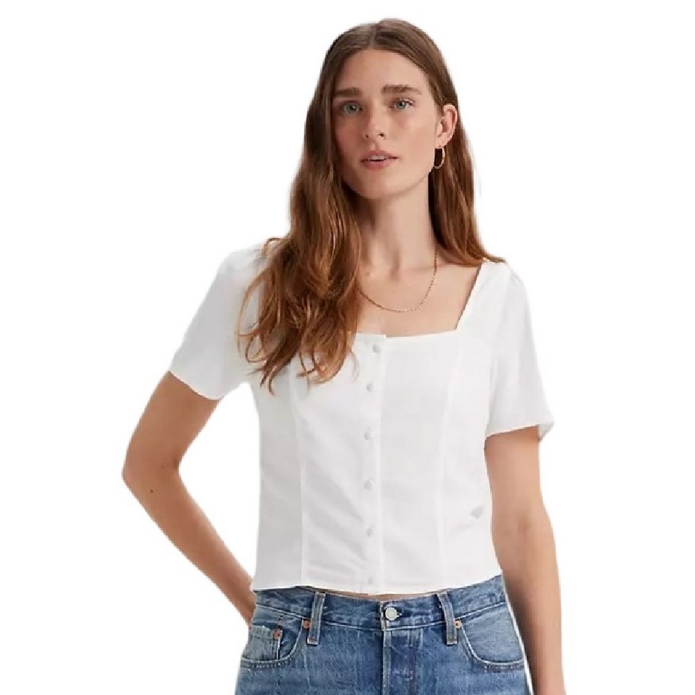 LEVI'S PASCALE BLOUSE ΜΠΛΟΥΖΑ ΓΥΝΑΙΚΕΙΑ WHITE