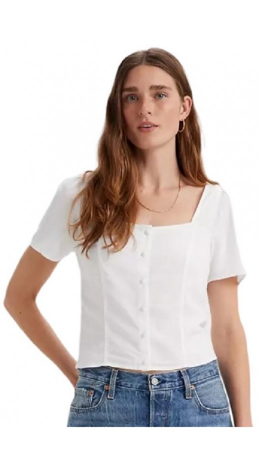 LEVI'S PASCALE BLOUSE ΜΠΛΟΥΖΑ ΓΥΝΑΙΚΕΙΑ WHITE